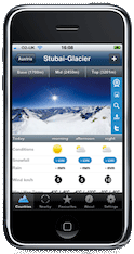 snow report iphone app