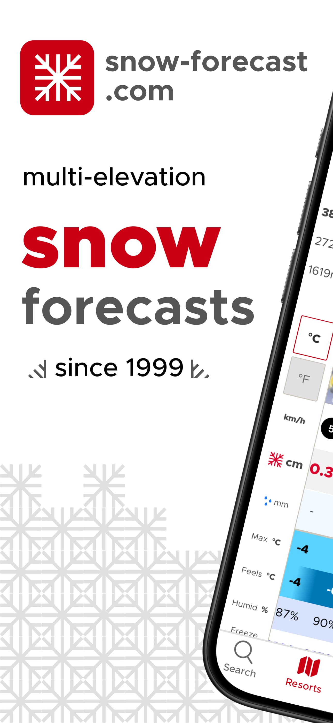Snow-Forecast app screenshot afbeelding 1