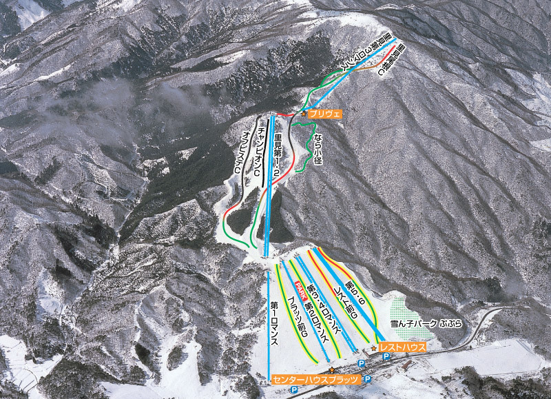 Osa Piste / Trail Map