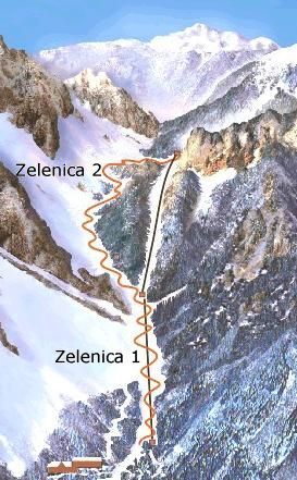 Trzic Piste / Trail Map