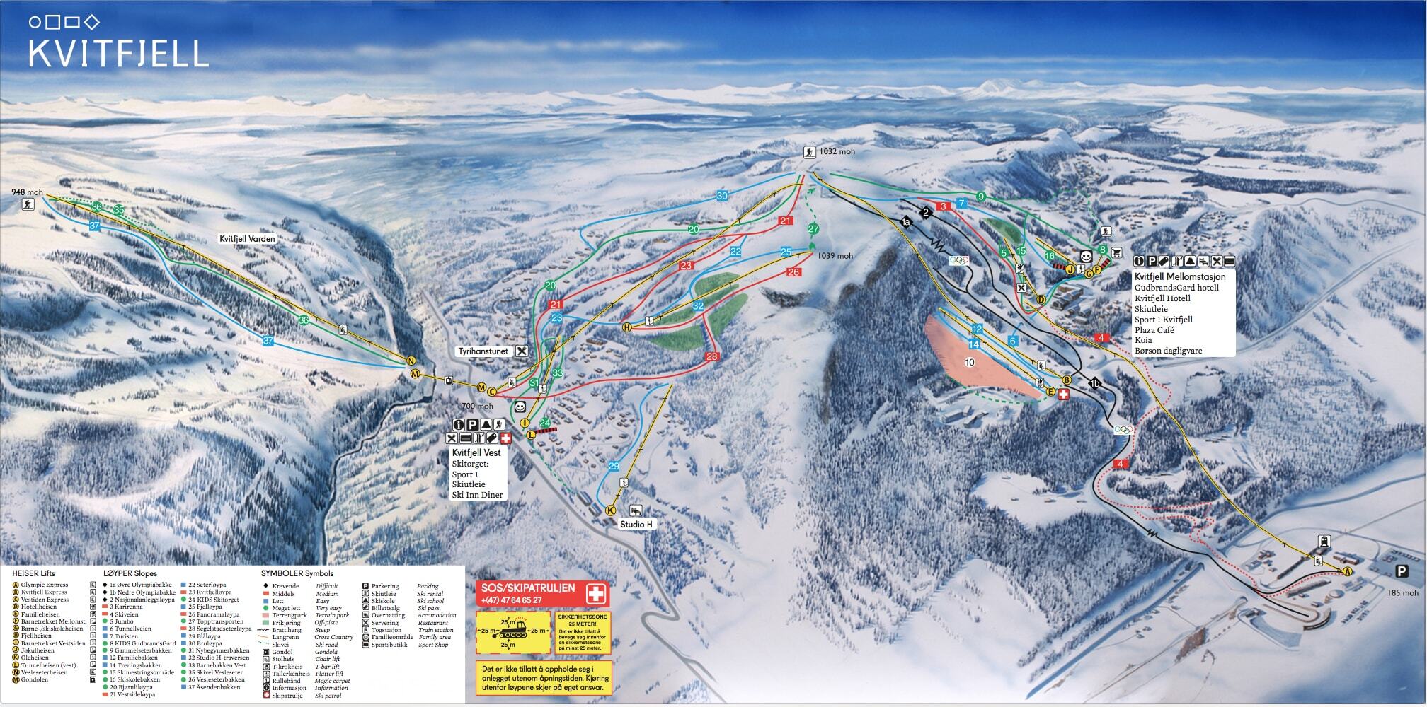 Val Louron Piste / Trail Map