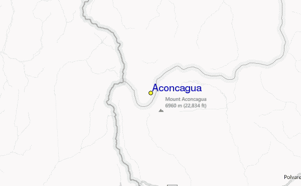 Aconcagua Location Map