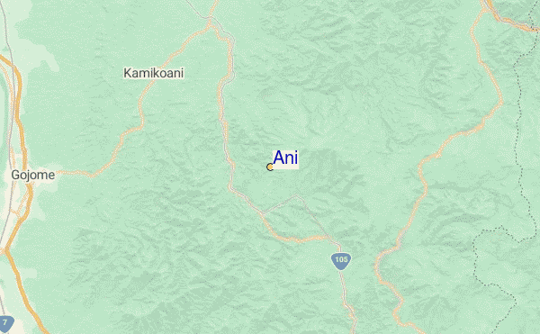 Ani Location Map