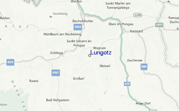 Lungötz Location Map