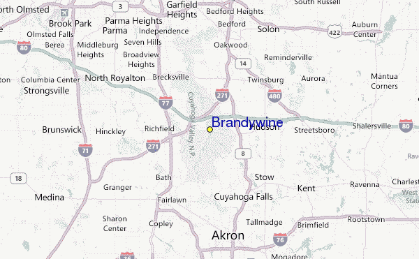Brandywine Location Map