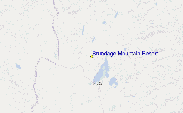 Brundage Mountain Resort Location Map