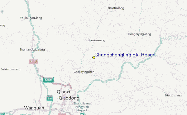 Changchengling Ski Resort Location Map