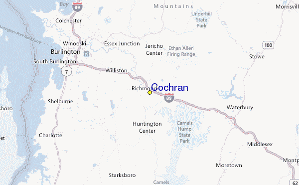 Cochran Location Map
