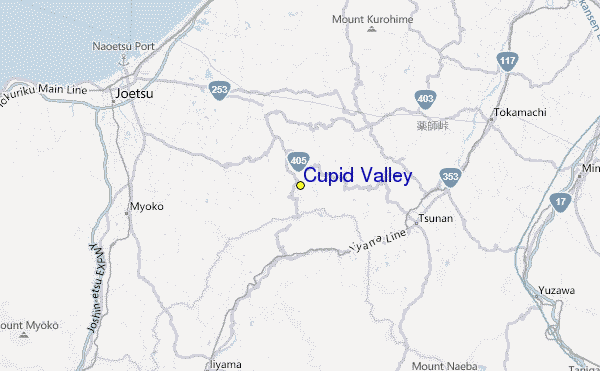 Cupid Valley Location Map