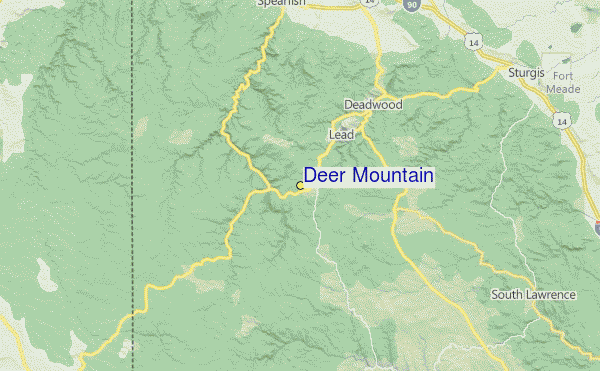 Deer Mountain Location Map