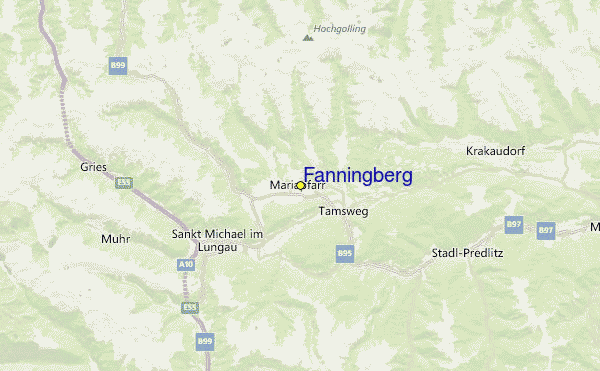 Fanningberg Location Map