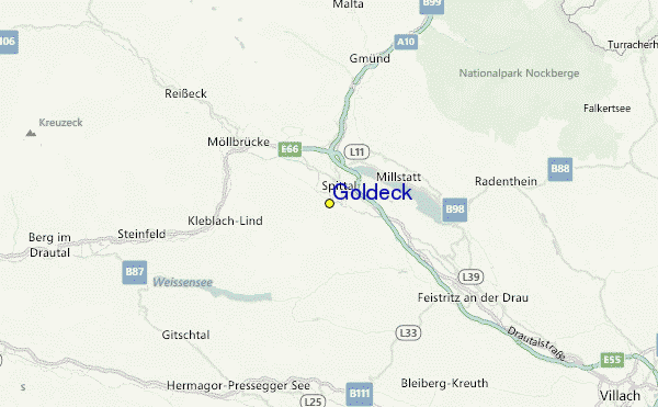 Goldeck Location Map
