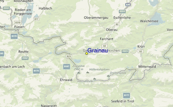 Grainau Location Map
