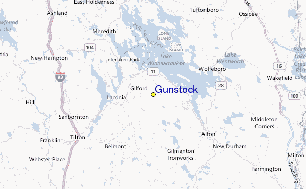 Gunstock Location Map