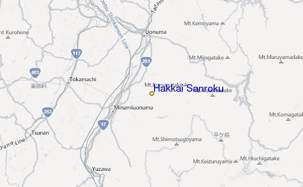 Hakkai Sanroku Location Map