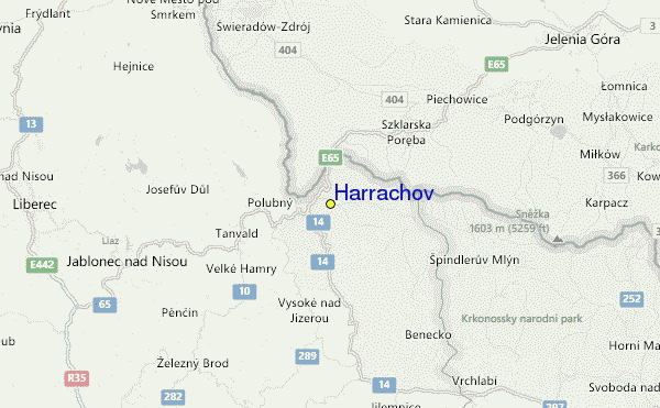 Harrachov Location Map