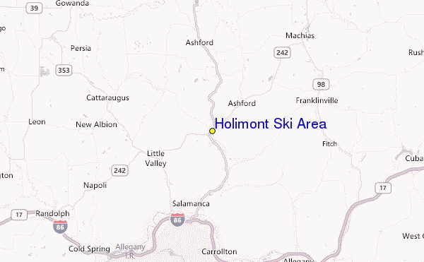 Holimont Ski Area Location Map