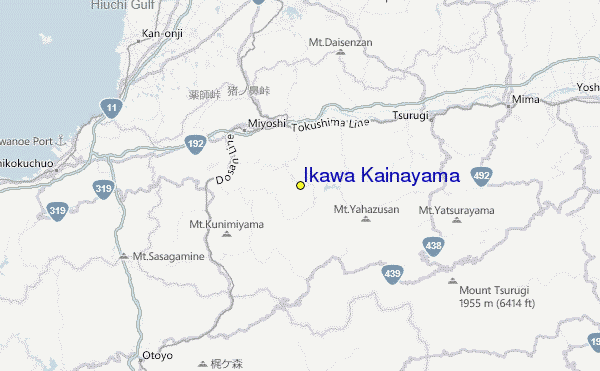 Ikawa Kainayama Location Map
