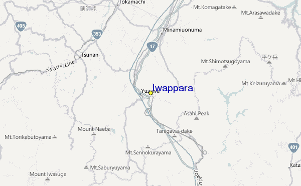 Iwappara Location Map