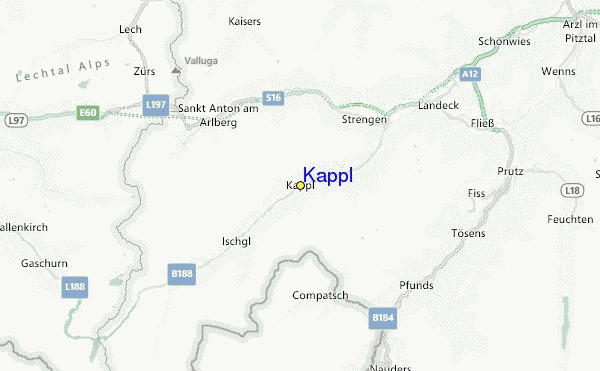 Kappl Location Map