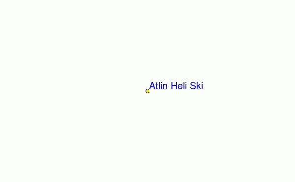 Atlin Heli Ski Location Map