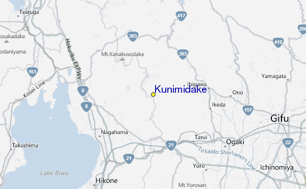 Kunimidake Location Map