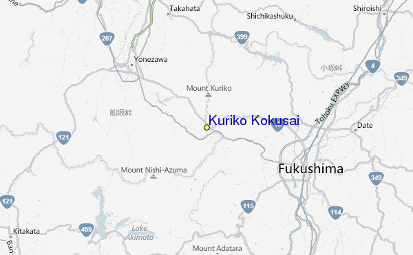 Kuriko Kokusai Location Map