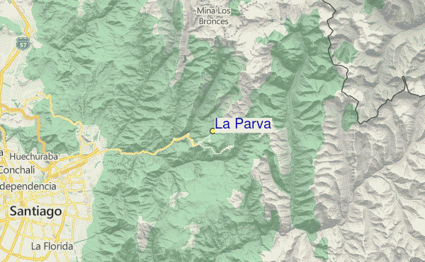 La Parva Location Map
