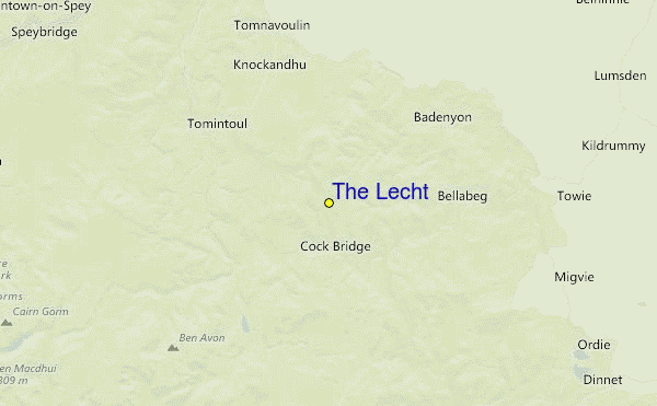 The Lecht Location Map