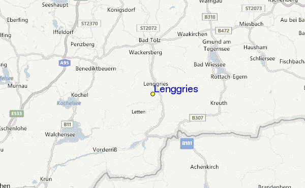 Lenggries Location Map