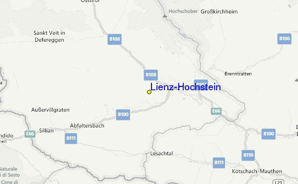 Lienz/Hochstein Location Map