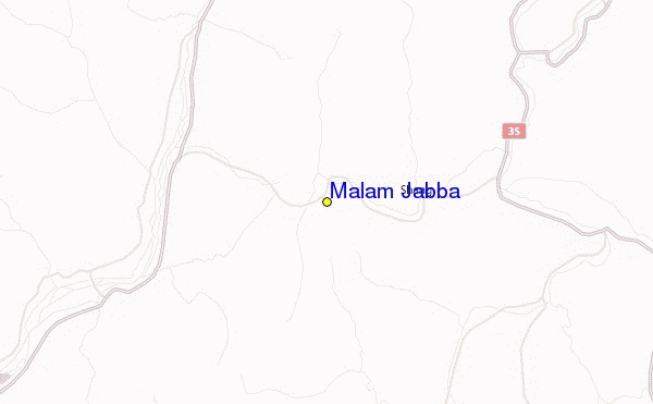 Malam Jabba Location Map