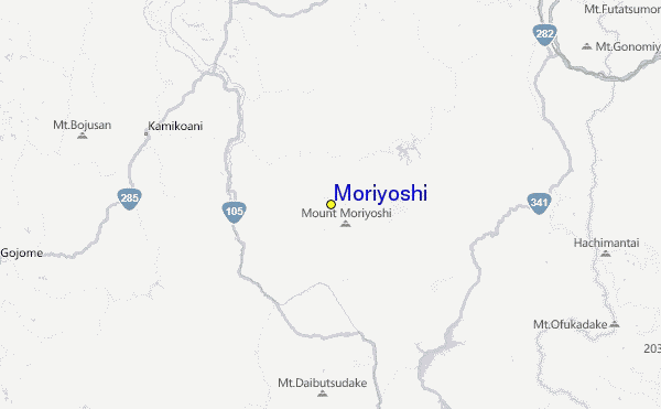 Moriyoshi Location Map