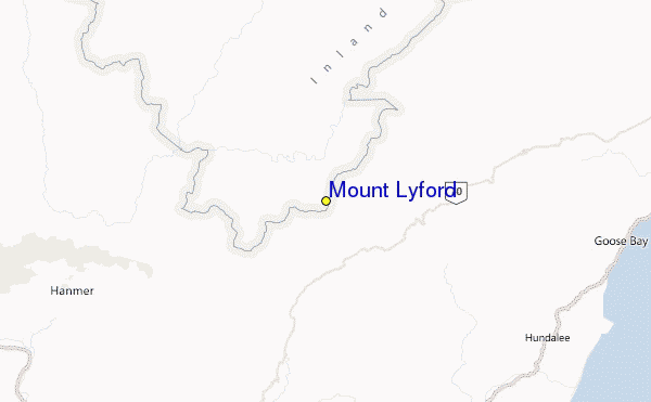 Mount Lyford Location Map