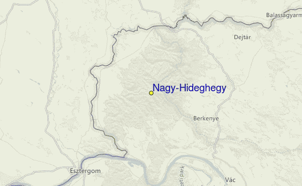 Nagy-Hideghegy Location Map
