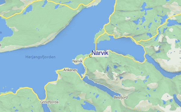 Narvik Location Map