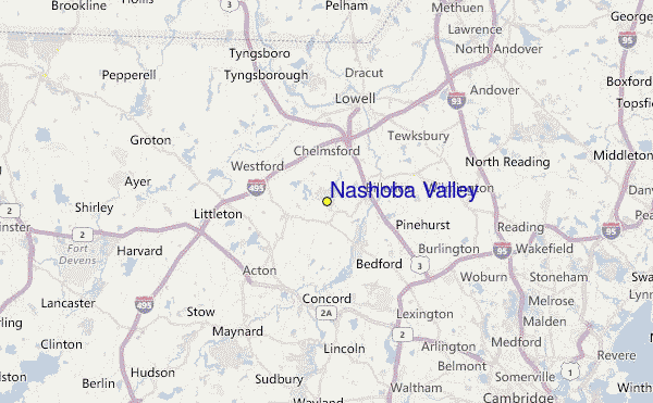 Nashoba Valley Location Map