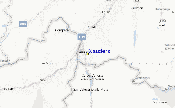 Nauders Location Map