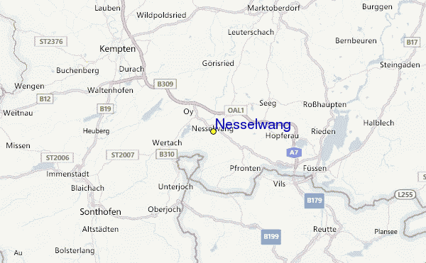 Nesselwang Location Map