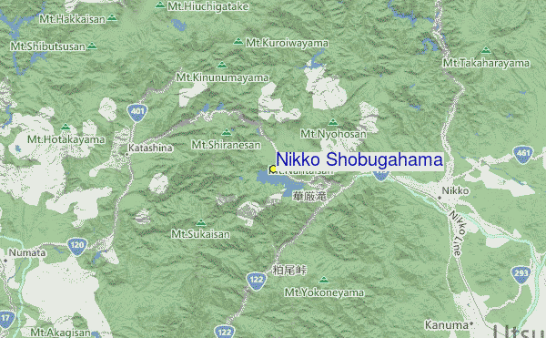 Nikko Shobugahama Location Map