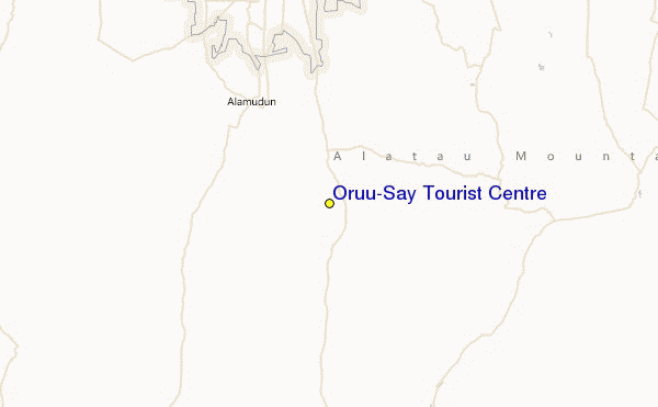 Oruu-Say Tourist Centre Location Map