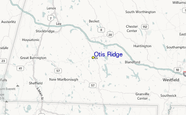 Otis Ridge Location Map