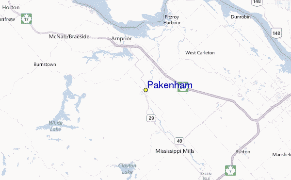 Pakenham Location Map