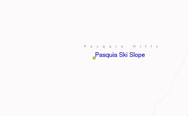 Pasquia Ski Slope Location Map