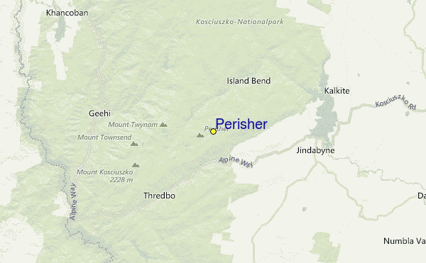 Perisher Location Map