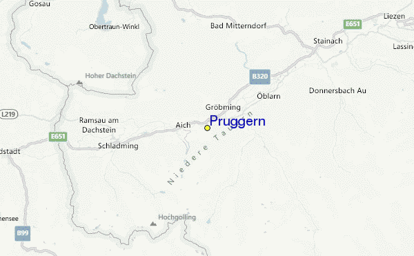 Pruggern Location Map