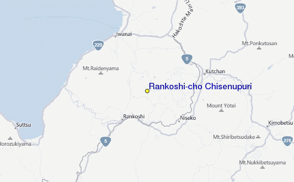 Rankoshi-cho Chisenupuri Location Map