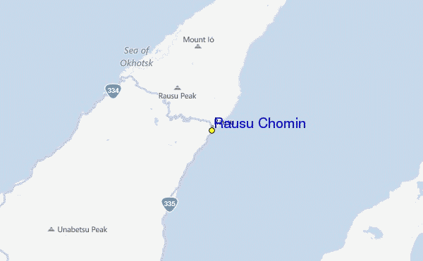 Rausu Chomin Location Map