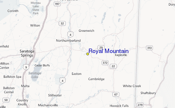 Royal Mountain Location Map