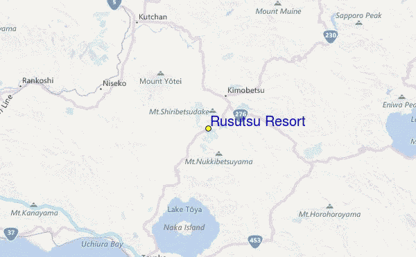 Rusutsu Resort Location Map